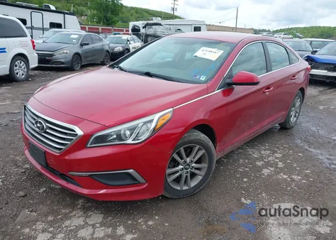 2017 Hyundai Sonata z USA, uszkodzony, nr VIN 5NPE24AF9HH501980